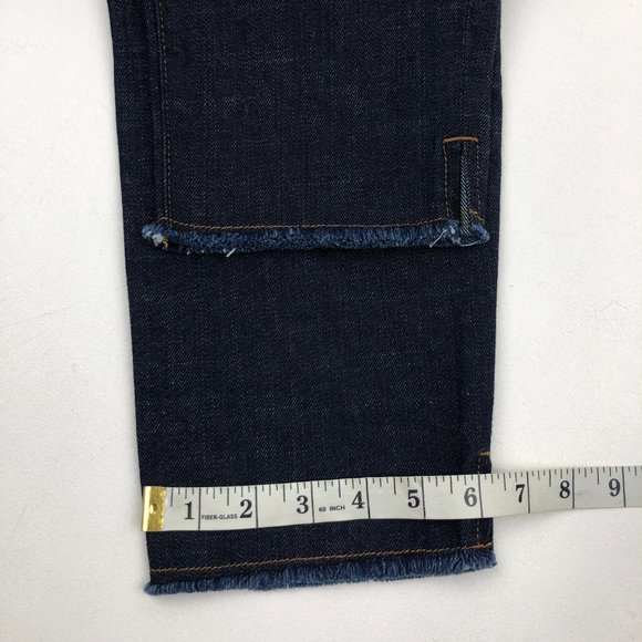 Eileen Fisher Soft Denim Raw-Edge Ankle Jeans - Picture 5 of 7